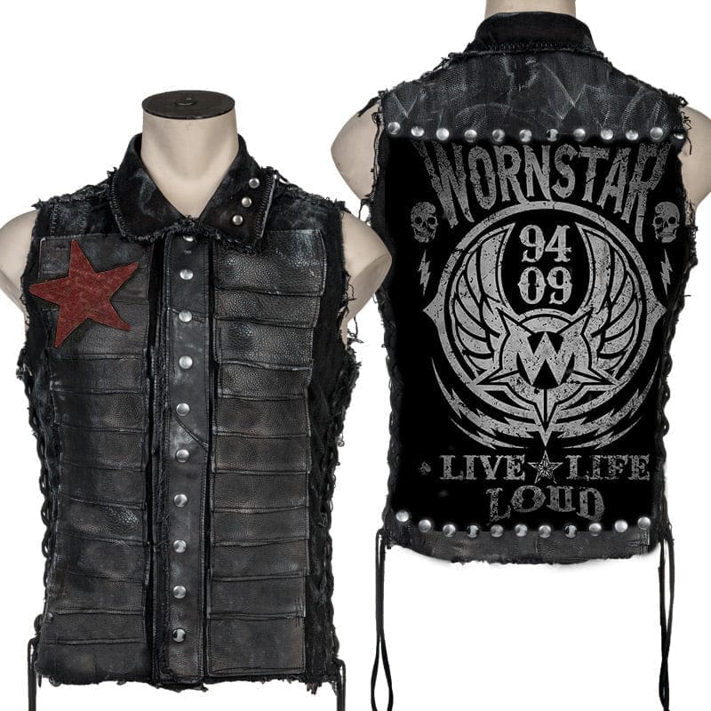 Custom Chop Shop Jacket Wornstar Custom Handmade - Vest - Salvaged - Live Life Loud