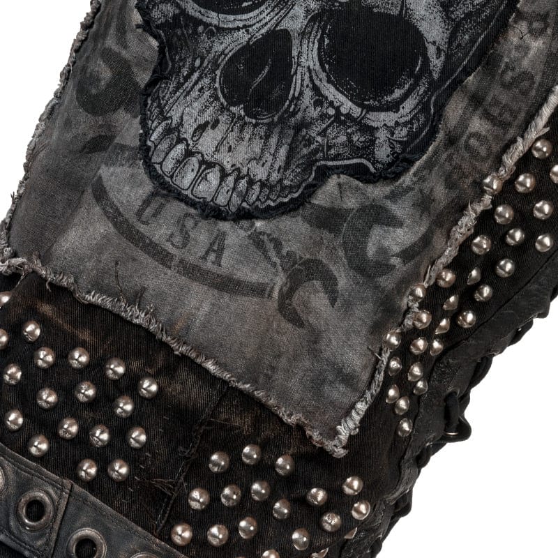 Custom Chop Shop Jacket Wornstar Custom Handmade Vest - Salvaged - Procession