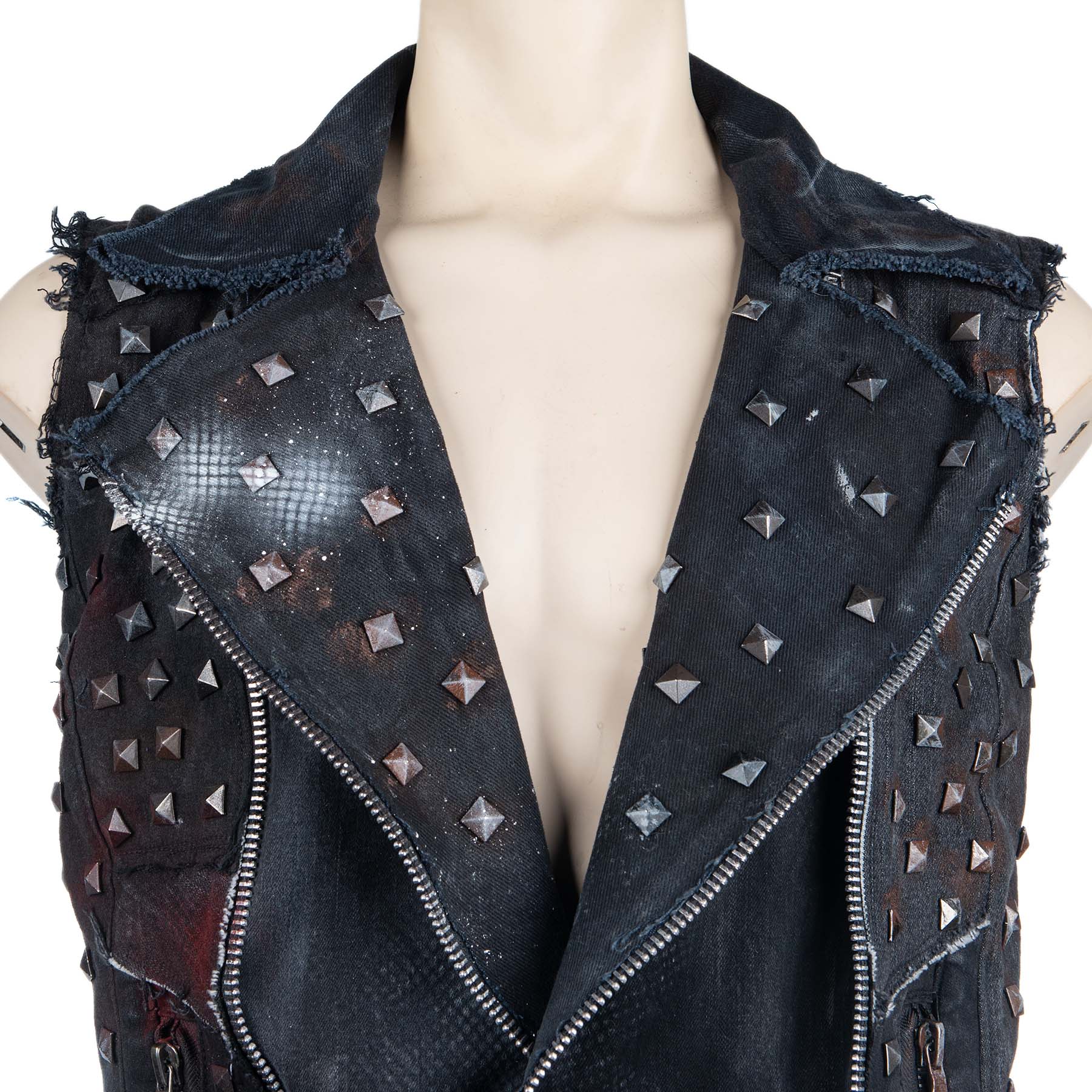Custom Chop Shop Jacket Wornstar Custom Handmade Vest - Salvaged - Ritual