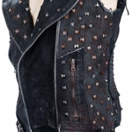 Custom Chop Shop Jacket Wornstar Custom Handmade Vest - Salvaged - Ritual
