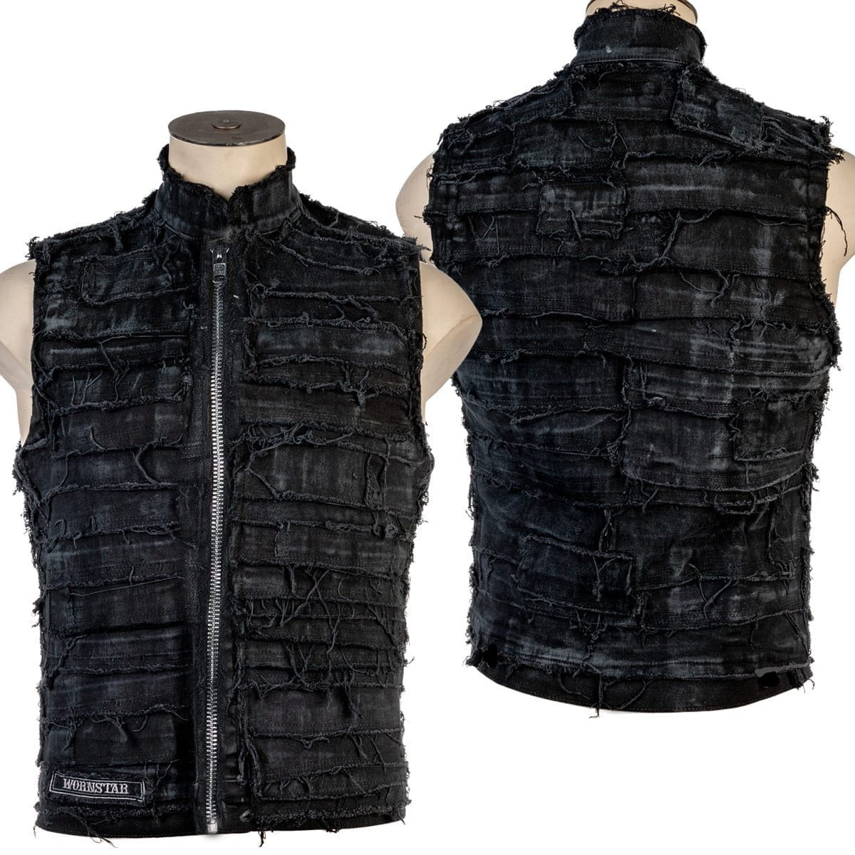 Custom Chop Shop Jacket Wornstar Custom Handmade - Vest - Scars and Stripes - Link