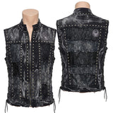Custom Chop Shop Jacket Wornstar Custom Handmade Vest - Symphony