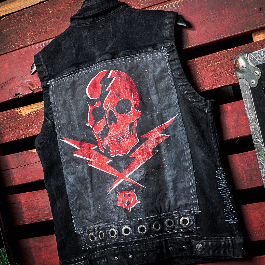 Custom Chop Shop Jacket Wornstar Custom Handmade Vest - Thunderstruck