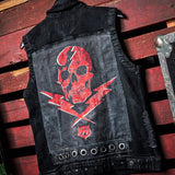 Custom Chop Shop Jacket Wornstar Custom Handmade Vest - Thunderstruck