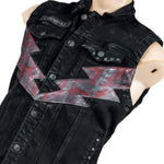 Custom Chop Shop Jacket Wornstar Custom Handmade Vest - Thunderstruck - Ready to Ship