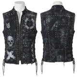 Custom Chop Shop Jacket Wornstar Custom Handmade Vest - Wild Side