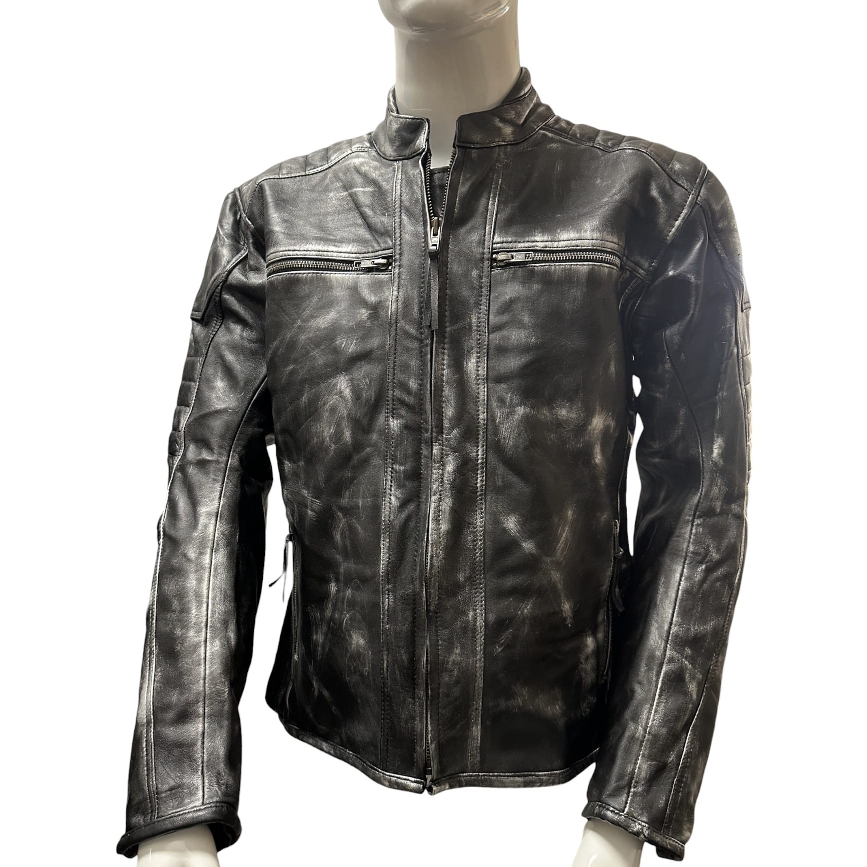 Custom Chop Shop Jacket Wornstar Custom Jacket - Argent - Ready to Ship Medium