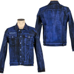 Custom Chop Shop Jacket Wornstar Custom Jacket - Cobalt Blue Alloy Washed