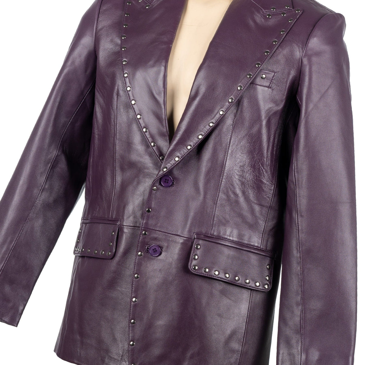 Custom Chop Shop Jacket Wornstar Custom Jacket - Eggplant - Size Medium - WSCJ25-003 - Ready to Ship