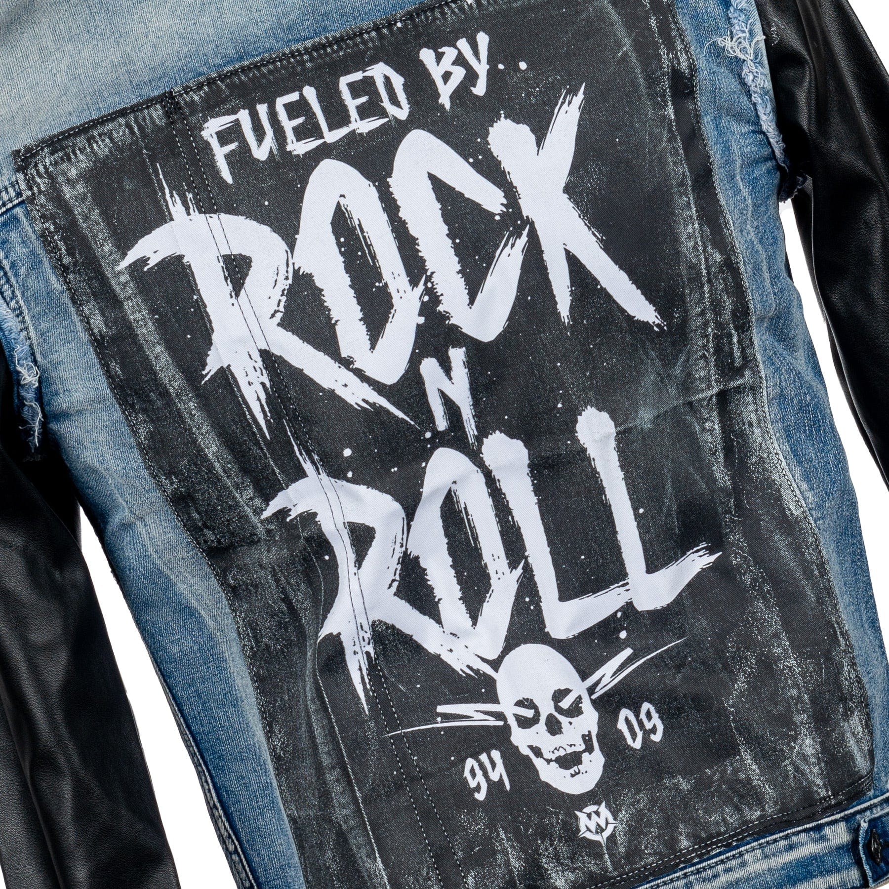 Custom Chop Shop Jacket Wornstar Custom Jacket - Fueled by Rock n Roll Whiplash SW