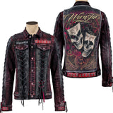 Custom Chop Shop Jacket Wornstar Custom Jacket - Muerte