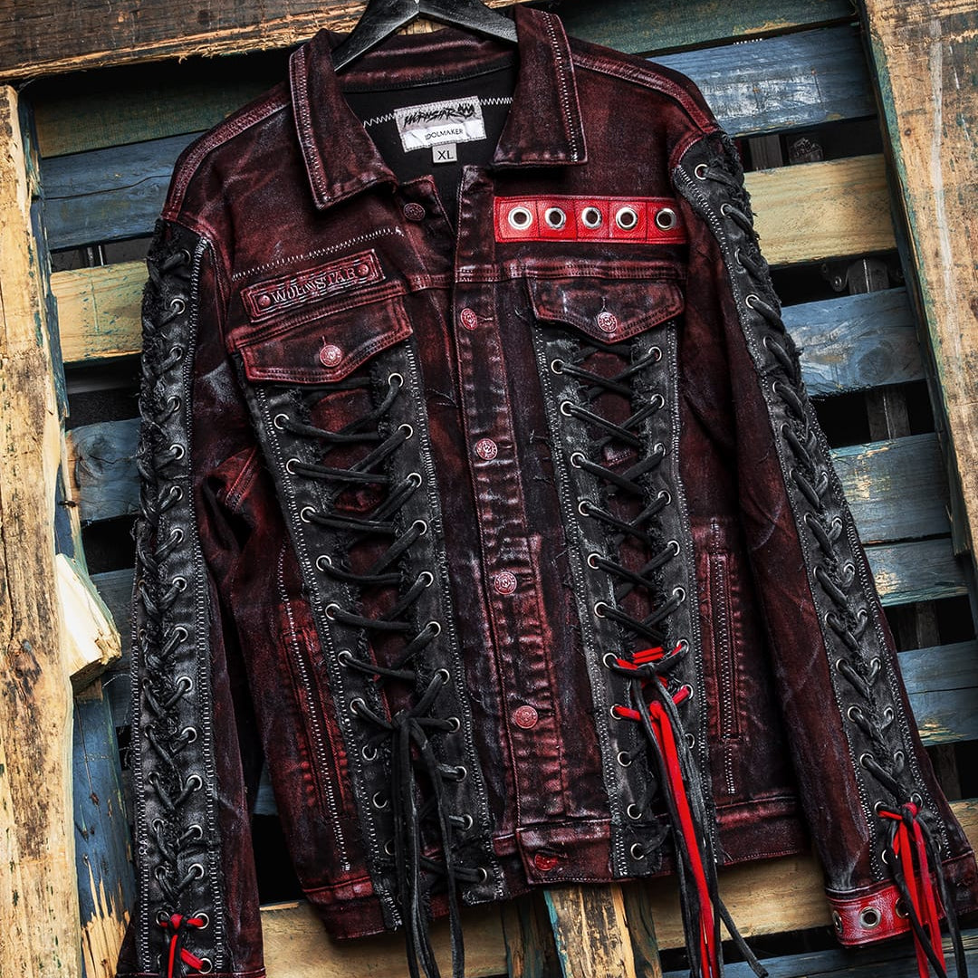 Custom Chop Shop Jacket Wornstar Custom Jacket - Muerte