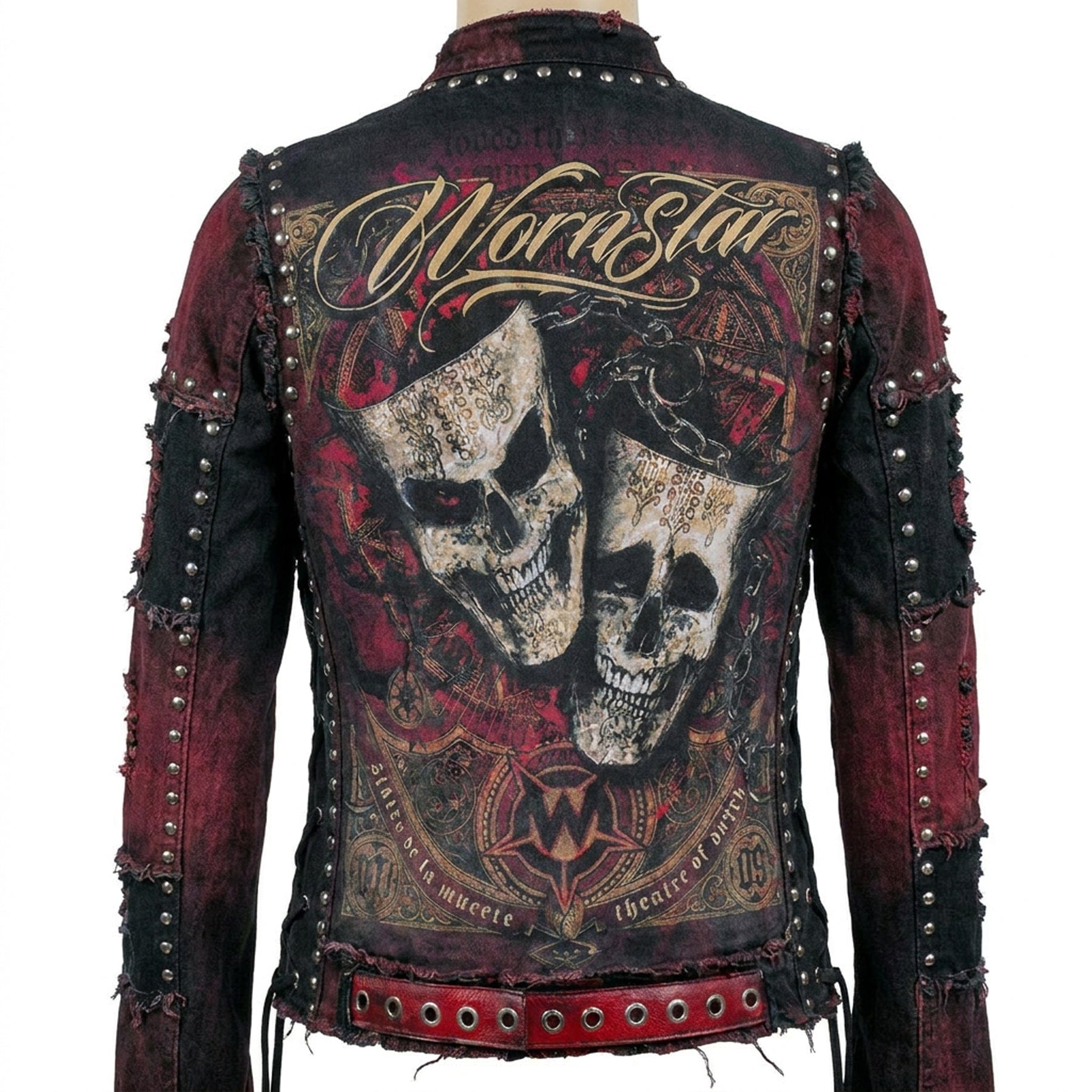 Custom Chop Shop Jacket Wornstar Custom Jacket - Muerte