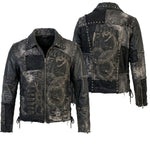 Custom Chop Shop Jacket Wornstar Custom Jacket - Ouroboros
