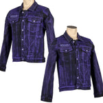 Custom Chop Shop Jacket Wornstar Custom Jacket - Purple Haze Alloy Washed