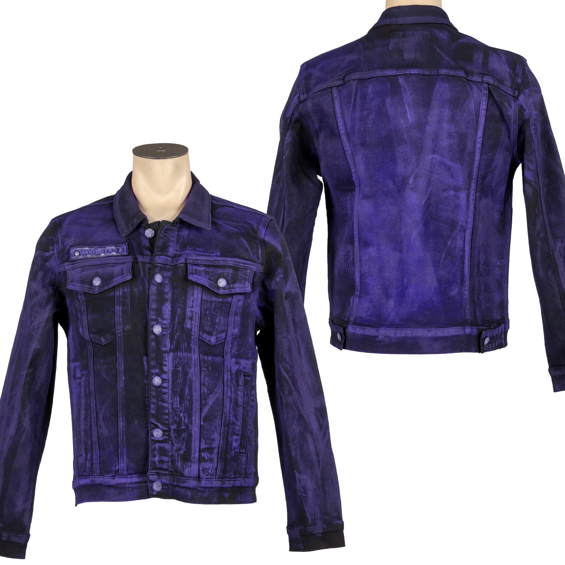 Custom Chop Shop Jacket Wornstar Custom Jacket - Purple Haze Alloy Washed