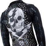 Custom Chop Shop Jacket Wornstar Custom Jacket - Studded Thunderstruck - Ready to Ship