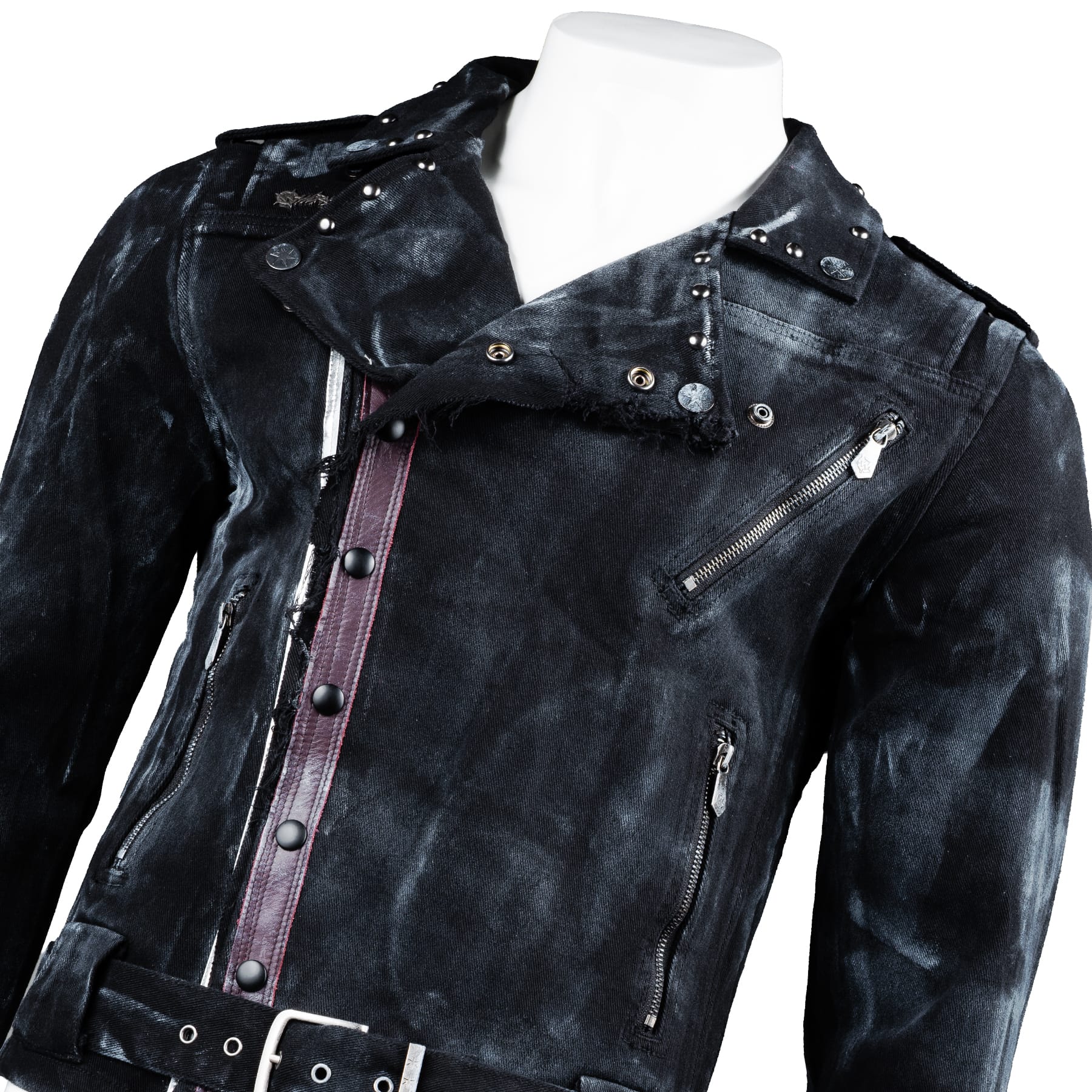 Custom Chop Shop Jacket Wornstar Custom Jacket - Studded Thunderstruck - Ready to Ship