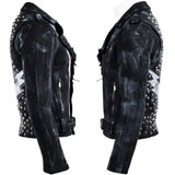 Custom Chop Shop Jacket Wornstar Custom Jacket - Studded Thunderstruck - Ready to Ship