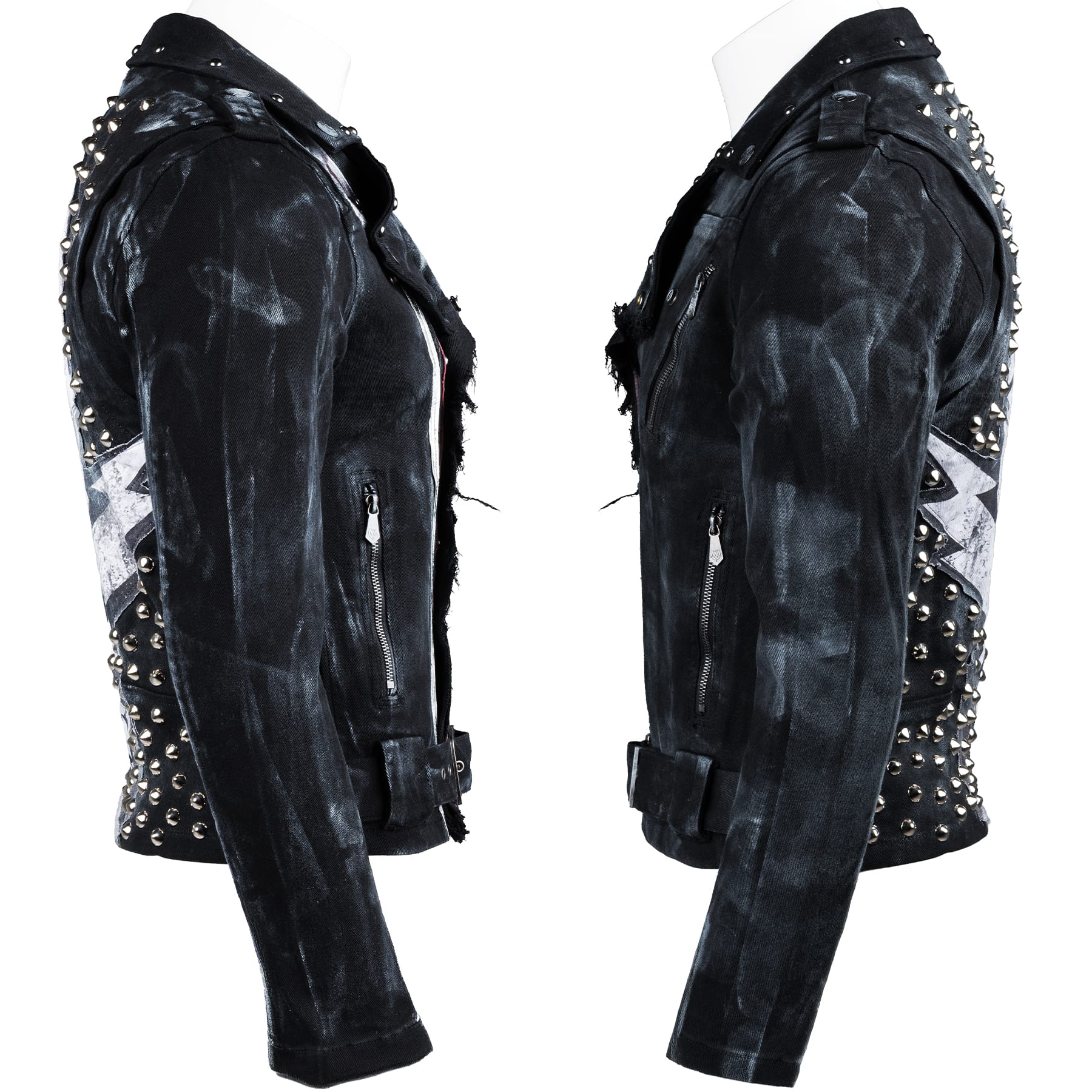 Custom Chop Shop Jacket Wornstar Custom Jacket - Studded Thunderstruck - Ready to Ship