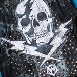 Custom Chop Shop Jacket Wornstar Custom Jacket - Studded Thunderstruck - Ready to Ship