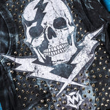 Custom Chop Shop Jacket Wornstar Custom Jacket - Studded Thunderstruck - Ready to Ship