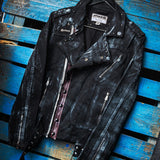 Custom Chop Shop Jacket Wornstar Custom Jacket - Studded Thunderstruck - Ready to Ship