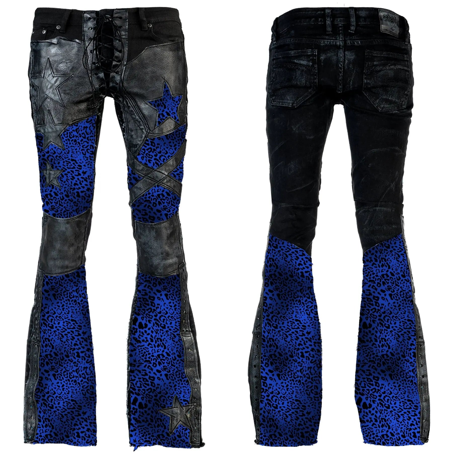 Custom Chop Shop Pants Wornstar Custom Jeans - Alley Cat - Blue