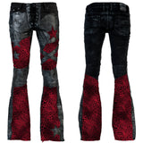 Custom Chop Shop Pants Wornstar Custom Jeans - Alley Cat - Red
