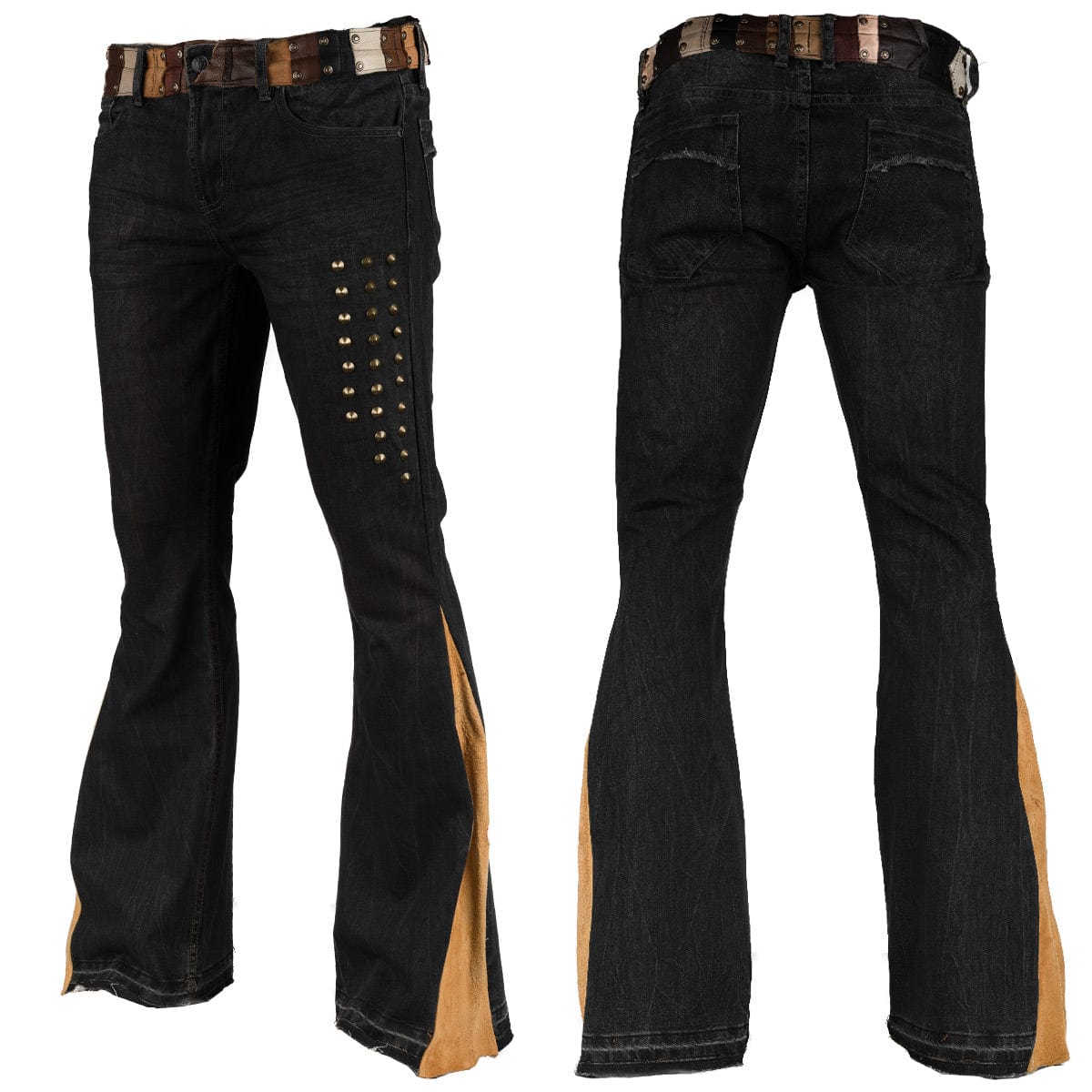 Custom Chop Shop Pants Wornstar Custom Jeans - Amber Flare