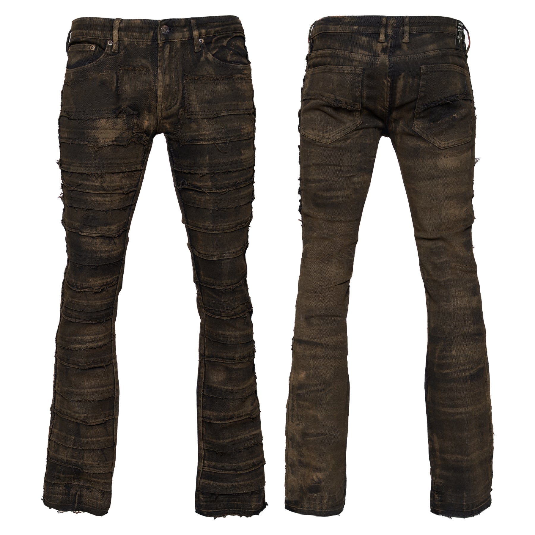 Custom Chop Shop Pants Wornstar Custom Jeans - Bandage - Raw Umber - Alloy Washed