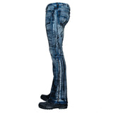 Custom Chop Shop Pants Wornstar Custom Jeans - Black Onyx Alloy Wash - Side Zipper