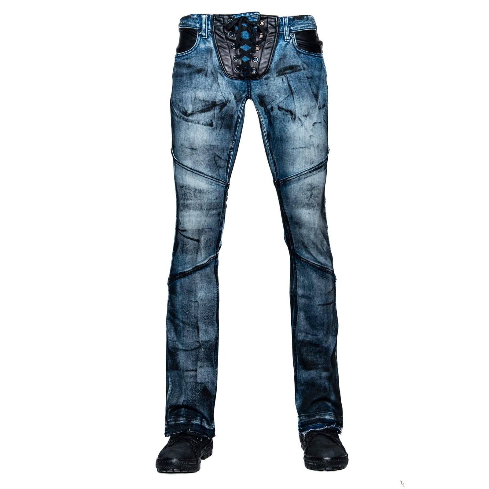 Custom Chop Shop Pants Wornstar Custom Jeans - Black Onyx Alloy Wash - Troubadour