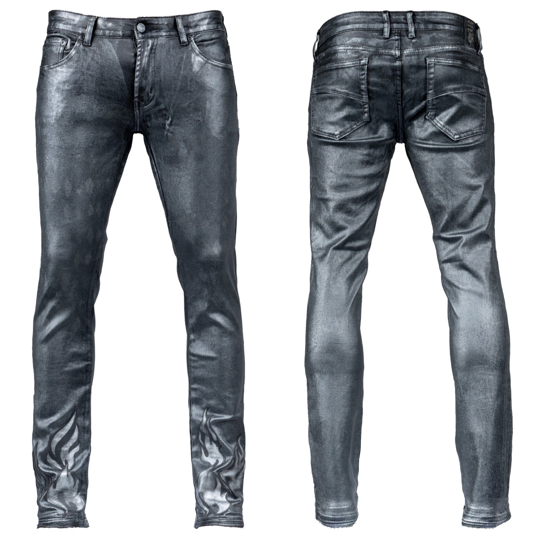 Custom Chop Shop Pants Wornstar Custom Jeans - Black Pearl - Ready to Ship - Size 33x33