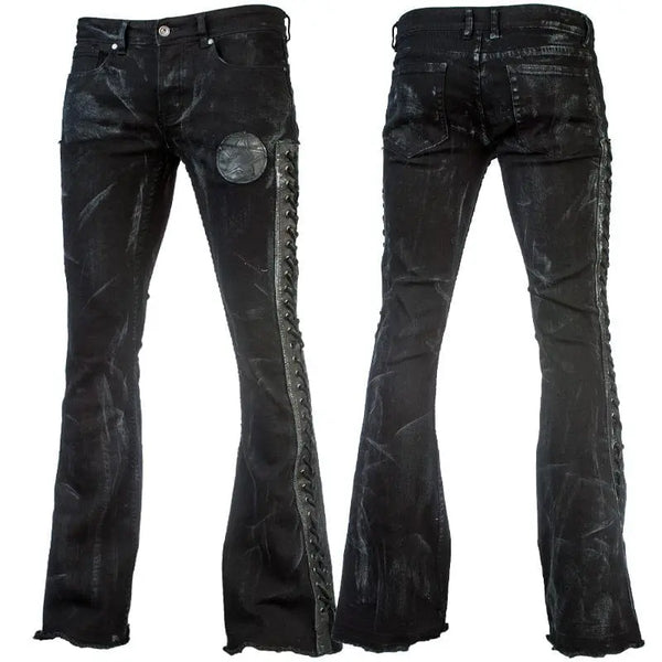 Wornstar Custom Pants - Black Star