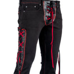 Custom Chop Shop Pants Wornstar Custom Jeans - Black Widow