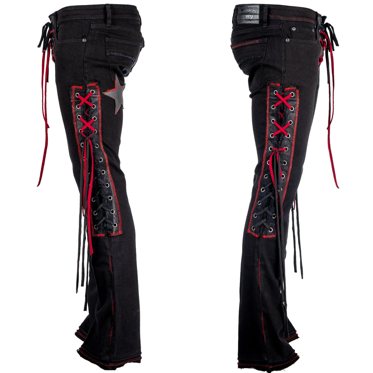 Custom Chop Shop Pants Wornstar Custom Jeans - Black Widow