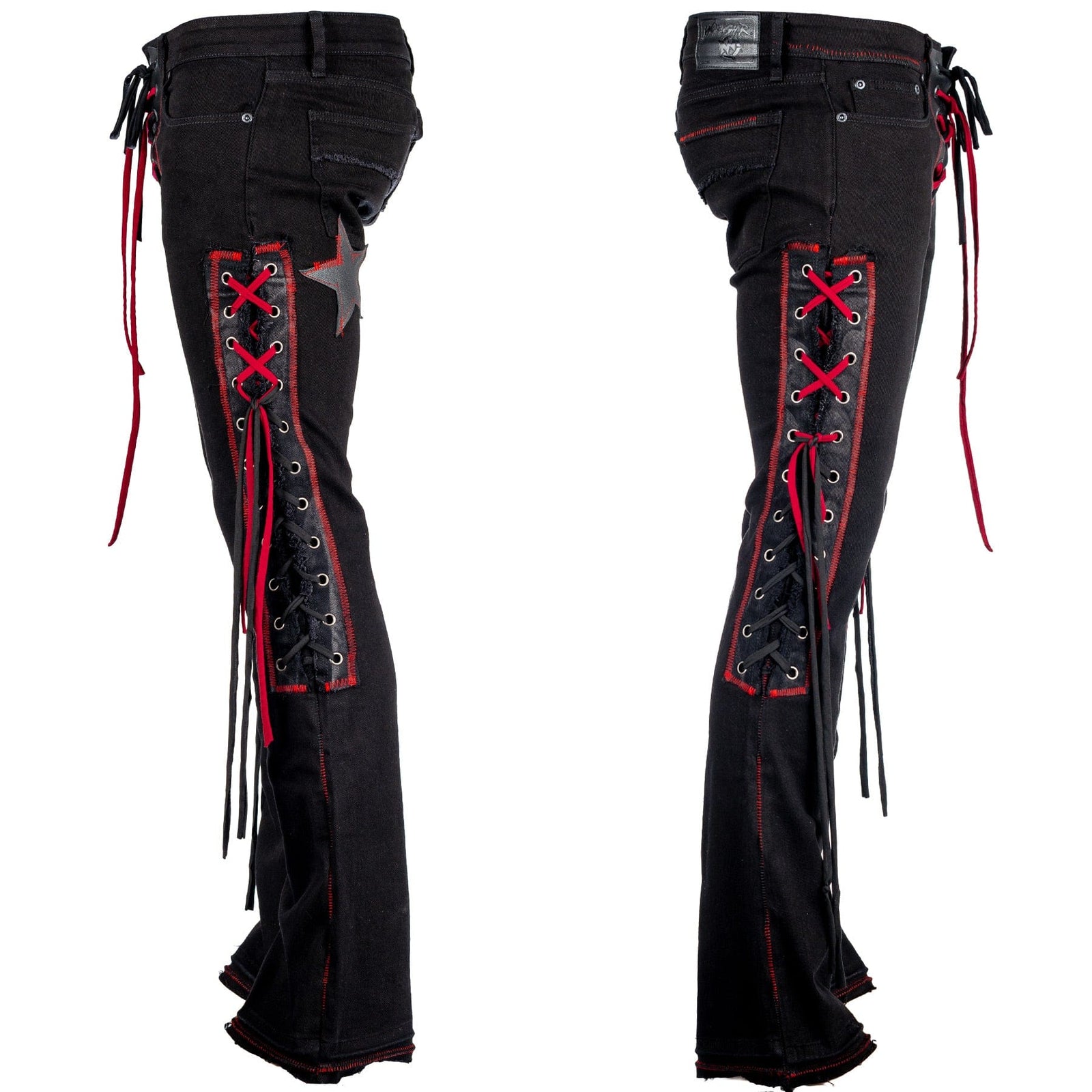 Custom Chop Shop Pants Wornstar Custom Jeans - Black Widow