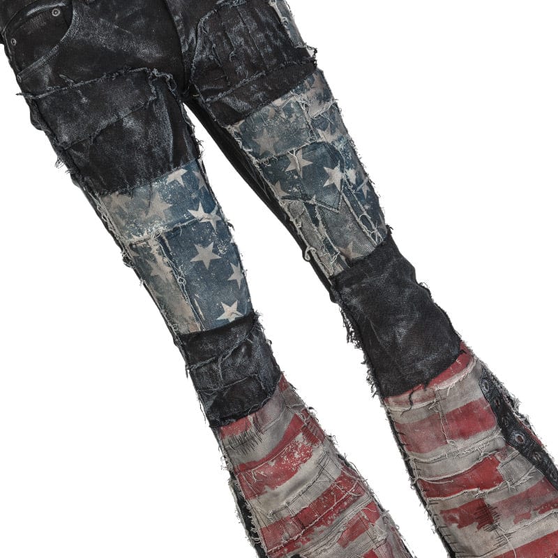 Custom Chop Shop Pants Wornstar Custom Jeans - Brethren - FLARE