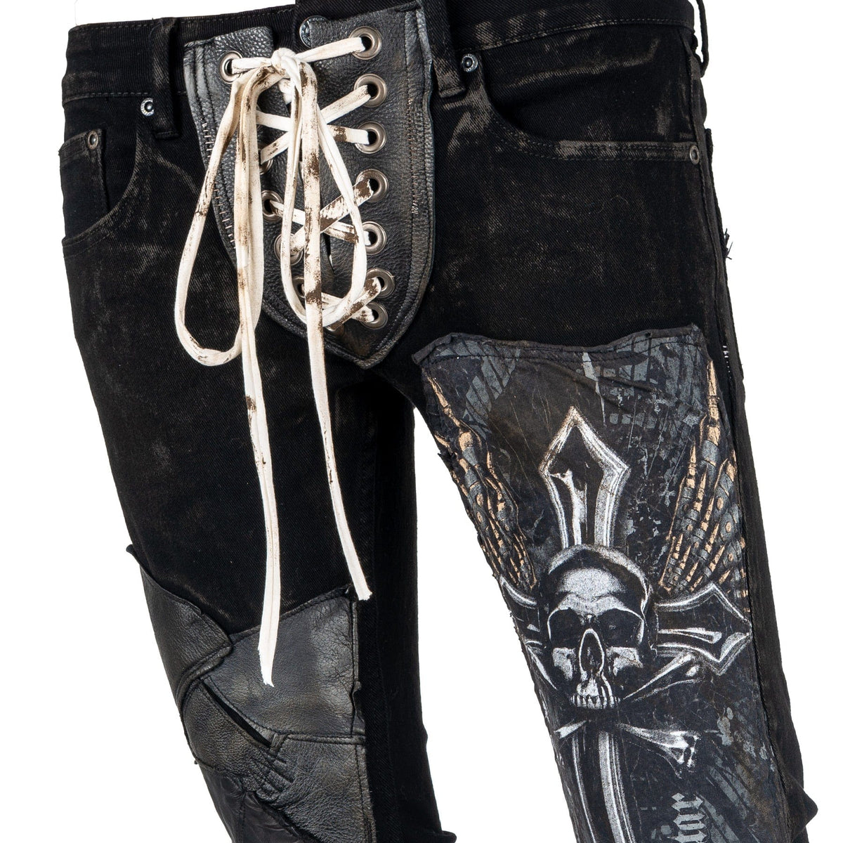 Custom Chop Shop Pants Wornstar Custom Jeans - Bullet Saint