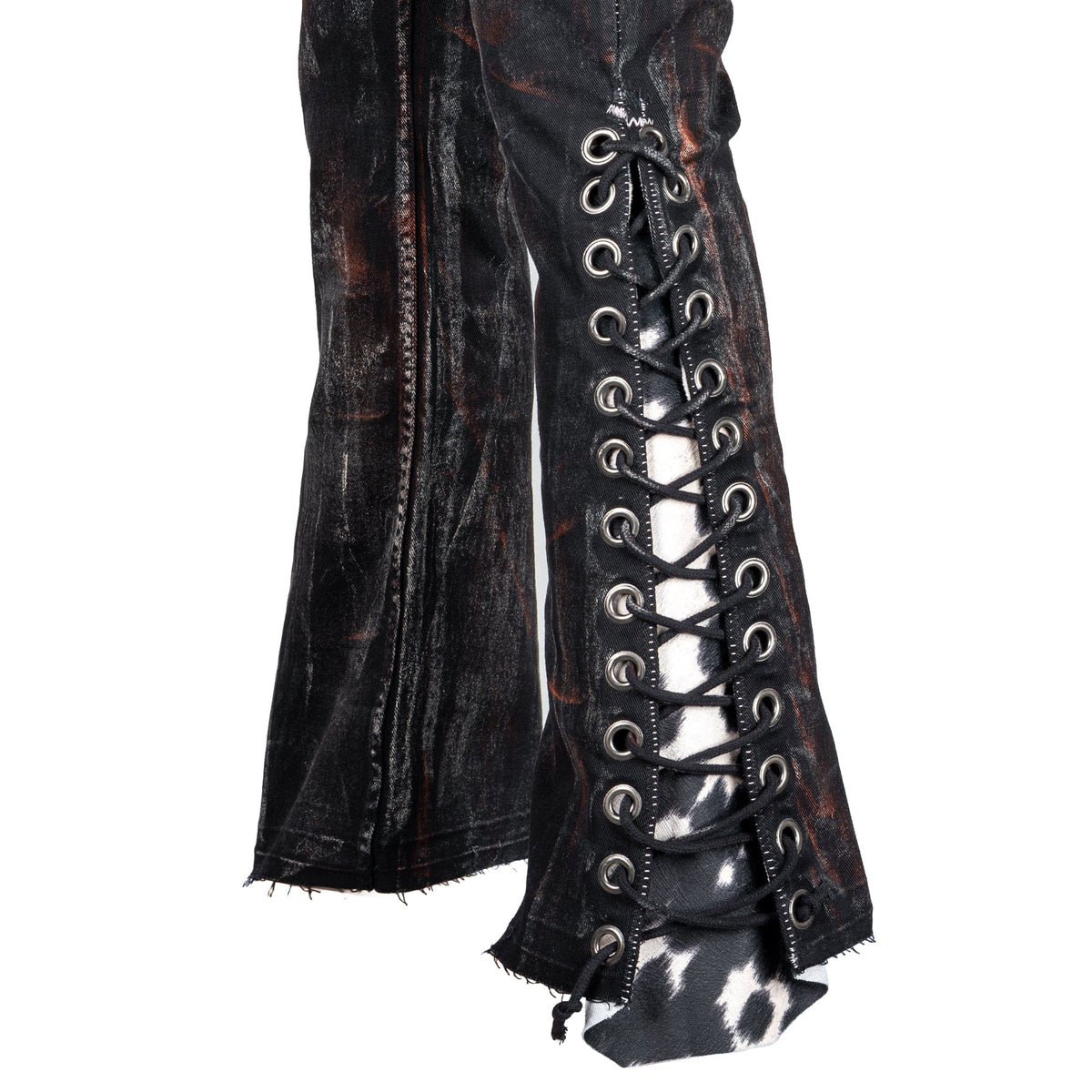 Custom Chop Shop Pants Wornstar Custom Jeans - Cow Bells