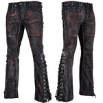 Custom Chop Shop Pants Wornstar Custom Jeans - Cow Bells - Ready to ship - Size 34x34