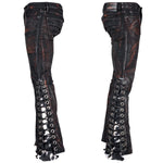 Custom Chop Shop Pants Wornstar Custom Jeans - Cow Bells - Ready to ship - Size 34x34