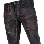 Custom Chop Shop Pants Wornstar Custom Jeans - Cow Bells - Ready to ship - Size 34x34