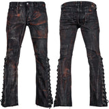 Custom Chop Shop Pants Wornstar Custom Jeans - Cow Bells - Ready to ship - Size 34x34