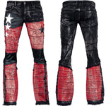 Custom Chop Shop Pants Wornstar Custom Jeans - Crimson Orion Sample - Ready to Ship - Size 32x34