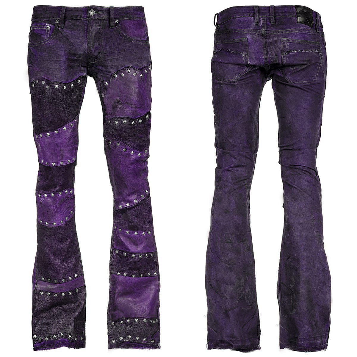 Custom Chop Shop Pants Wornstar Custom Jeans - Deep Purple