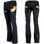 Custom Chop Shop Pants Wornstar Custom Jeans - Distressed Golden Thunderstruck - Ready to ship