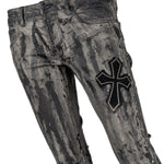 Custom Chop Shop Pants Wornstar Custom Jeans - Double Crossed - Ready to Ship - Size 32x34
