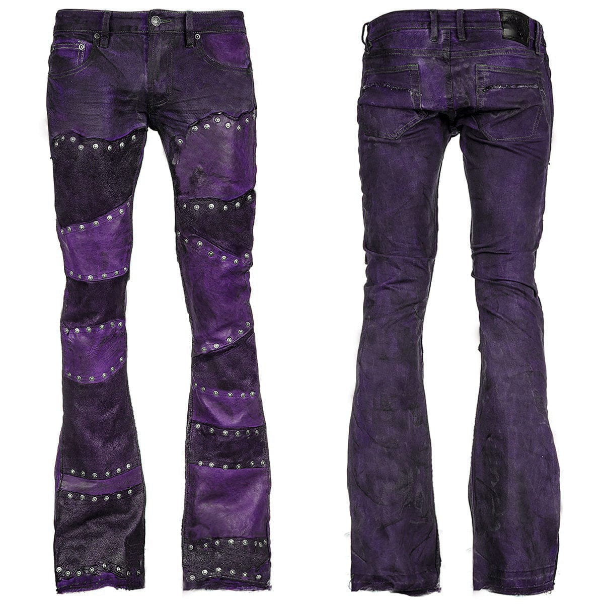 Custom Chop Shop Pants Wornstar Custom Jeans - Electric Purple